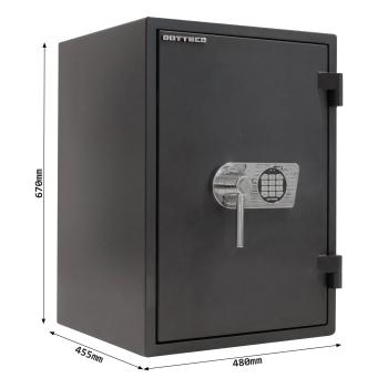 Rottner Wertschutzschrank EN1 Fire Profi 65 Elektronikschloss anthrazit T05008